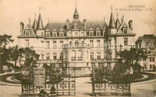 AK / Ansichtskarte Arcachon_33 Le Casino de la Plage 