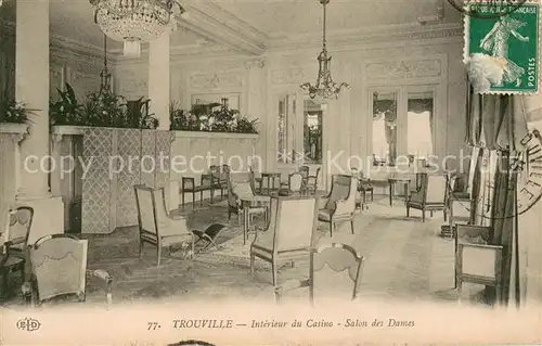 AK / Ansichtskarte Trouville Deauville Interieur du Casino Salon des Dames Trouville Deauville