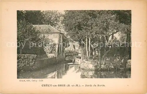 AK / Ansichtskarte Crecy_en_Brie Bords du Morin Crecy_en_Brie