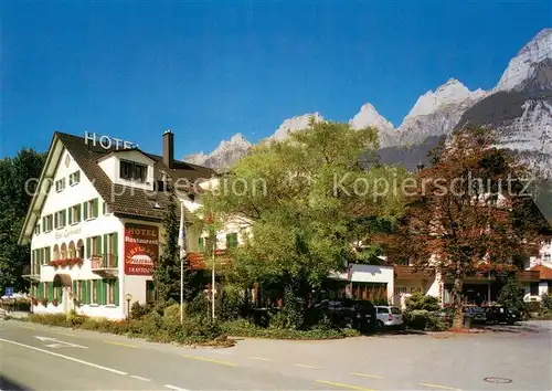 AK / Ansichtskarte Walenstadt Hotel Churfirsten Walenstadt