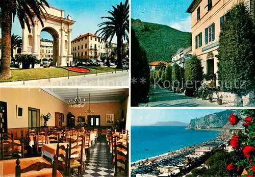 AK / Ansichtskarte Finale_Ligure Albergo Restaurant Florenz Finale_Ligure