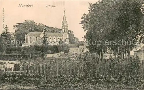 AK / Ansichtskarte Montfort l_Amaury Eglise Montfort l Amaury