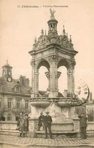 AK / Ansichtskarte Chateaudun Fontaine Monumentale Chateaudun