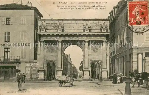 AK / Ansichtskarte Nancy_54 Porte Stanislas  
