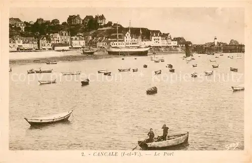 AK / Ansichtskarte Cancale Le Port Cancale