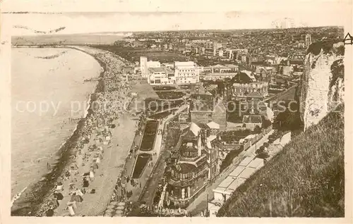 AK / Ansichtskarte Dieppe_76 Le Casino et Vue generale aerienne de la Plage 