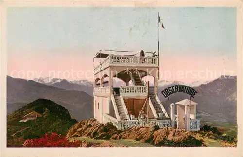 AK / Ansichtskarte Lourdes_Hautes_Pyrenees Observatoire du Pic du Jer Lourdes_Hautes_Pyrenees