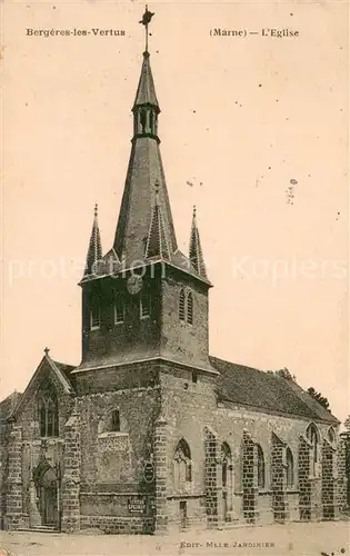 AK / Ansichtskarte Bergeres les Vertus Eglise Bergeres les Vertus