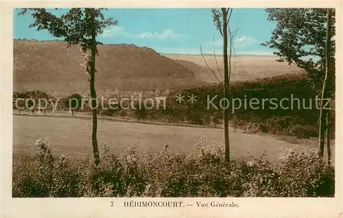 AK / Ansichtskarte Herimoncourt Vue generale Herimoncourt