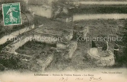 AK / Ansichtskarte Lillebonne Ruines du Theatre Romain Les Bains Lillebonne
