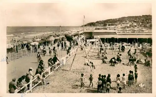 AK / Ansichtskarte Deauville sur Mer Plage Fleurie Les Jeux 