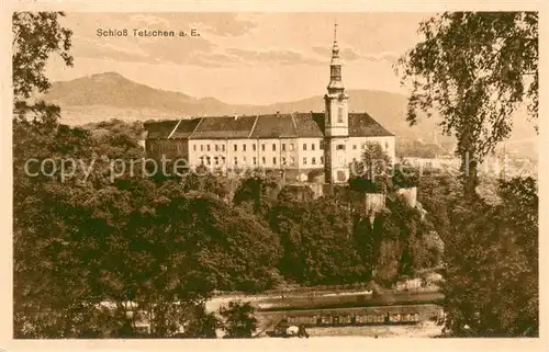 AK / Ansichtskarte Tetschen Bodenbach_Boehmen Schloss Tetschen Bodenbach Boehmen