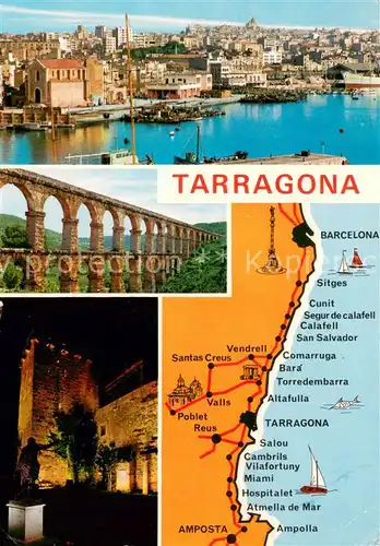 AK / Ansichtskarte Tarragona Viadukt Tarragona