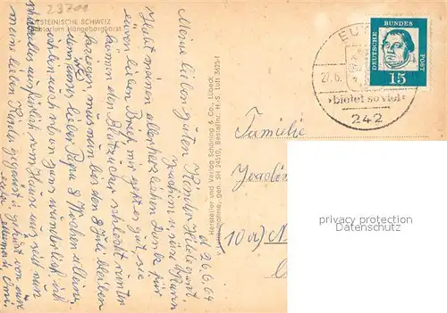 AK / Ansichtskarte Eutin Fliegeraufnahme Sanatorium Haengebarghorst Eutin