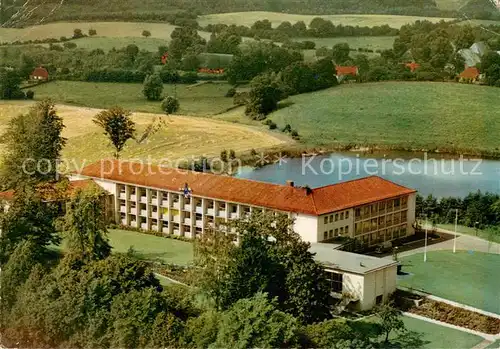 AK / Ansichtskarte Eutin Fliegeraufnahme Sanatorium Haengebarghorst Eutin
