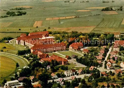 AK / Ansichtskarte Sande_Friesland Fliegeraufnahme mit Landeskrankenhaus Sande_Friesland