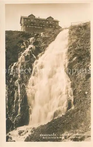 AK / Ansichtskarte Spindlermuehle_Spindleruv_Mlyn Elbfall Hotel im Riesengebirge Spindlermuehle_Spindleruv