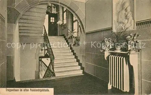 AK / Ansichtskarte Astenet Treppenhaus im alten Pensionaergebaeude St. Katharinenstift Astenet
