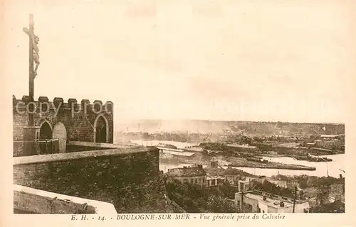 AK / Ansichtskarte Boulogne sur Mer_62 Vue generale prise du Calvaire 