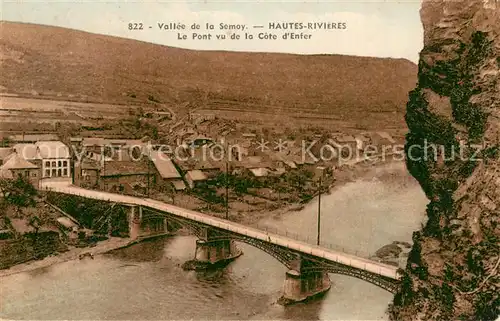 AK / Ansichtskarte Les_Hautes Rivieres Vallee de la Semoy Pont vu de la Cote d Enfer Les_Hautes Rivieres