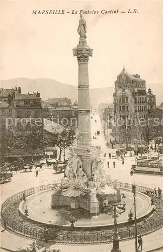 AK / Ansichtskarte Marseille_Bouches du Rhone Fontaine Cantini Marseille