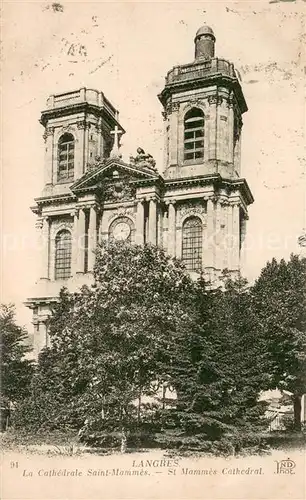AK / Ansichtskarte Langres Cathedrale Saint Mammes Langres