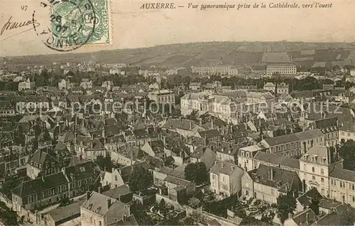 AK / Ansichtskarte Auxerre Vue panoramique prise de la cathedrale Auxerre