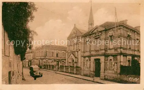 AK / Ansichtskarte Chalais_Charente Hopital et la Poste Chalais_Charente