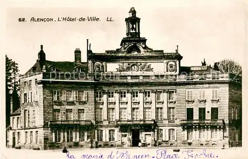 AK / Ansichtskarte Alencon_61 Hotel de Ville Rathaus 