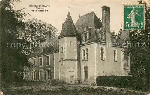 AK / Ansichtskarte Besse sur Braye Chateau de la Massuere Besse sur Braye