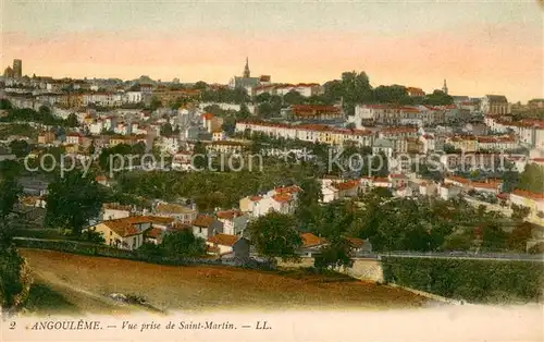 AK / Ansichtskarte Angouleme Vue prise de Saint Martin Angouleme