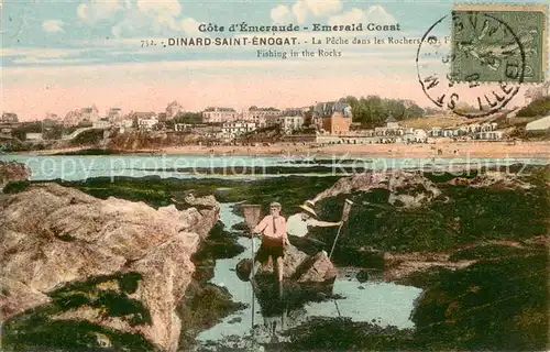 AK / Ansichtskarte Saint Enogat La peche dans les rochers Saint Enogat