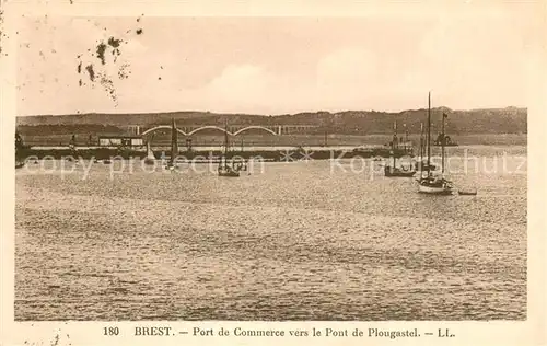 AK / Ansichtskarte Brest_29 Port de Commerce vers le Pont de Plougastel 