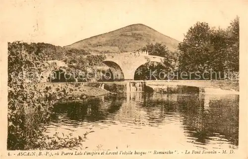 AK / Ansichtskarte Ascain Pont romain Ascain