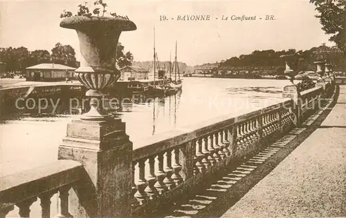 AK / Ansichtskarte Bayonne_64 Le Confluent 