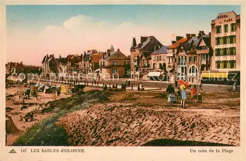 AK / Ansichtskarte Les_Sables d_Olonne Un coin de la plage Les_Sables d_Olonne