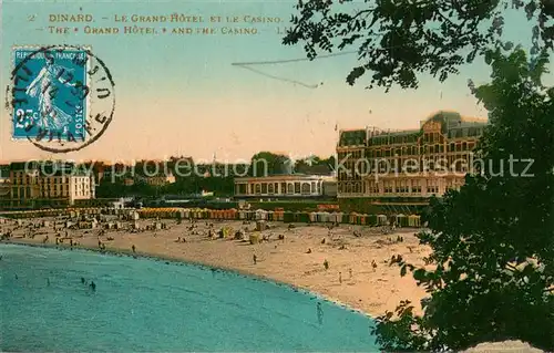 AK / Ansichtskarte Dinard_35 Le Grand Hotel Casino et la plage 