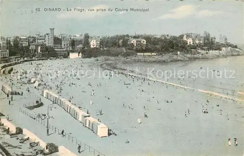 AK / Ansichtskarte Dinard_35 La plage vue prise du Casino Municipal 