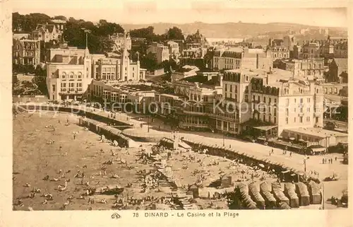 AK / Ansichtskarte Dinard_35 Vue aerienne du casino et de la plage 