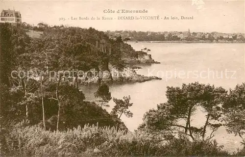 AK / Ansichtskarte Dinard_la_Vicomte Les bords de la Rance et au loin Dinard 