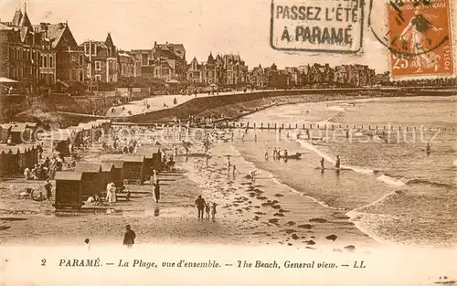 AK / Ansichtskarte Parame_St Malo Vue d ensemble de la plage 