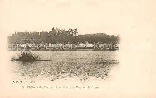AK / Ansichtskarte Chaumont sur Loire Chateau vue sur la Loire Chaumont sur Loire