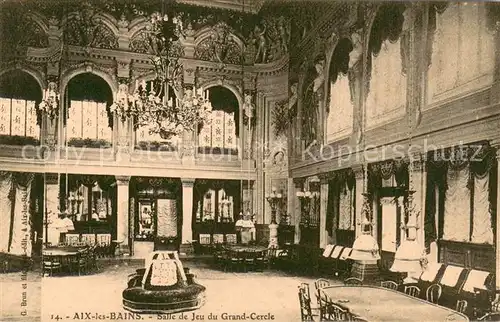 AK / Ansichtskarte Aix les Bains Salle de Jeu du Grand Cercle Aix les Bains
