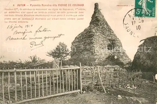 AK / Ansichtskarte Autun Pyramide Romaine dite Pierre de Couhard Autun