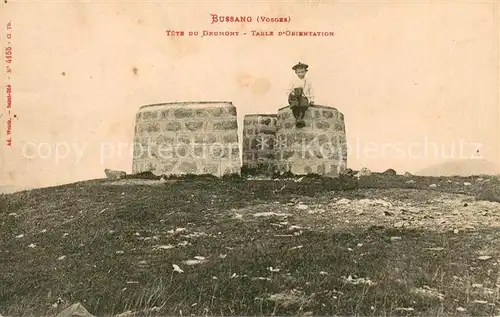 AK / Ansichtskarte Bussang_Vosges Tete du Drumont Table d Orientation Bussang Vosges