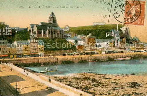 AK / Ansichtskarte Le_Treport Le port et les quais Le_Treport
