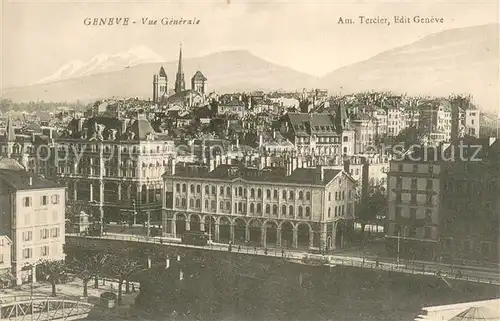 AK / Ansichtskarte Geneve_GE Vue generale Geneve_GE