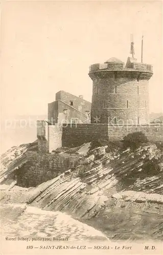 AK / Ansichtskarte Saint Jean de Luz Fort de Socoa Saint Jean de Luz
