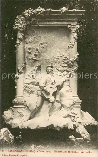 AK / Ansichtskarte Perpignan Salon 1909 Montanayas regaladas par Sudre Perpignan