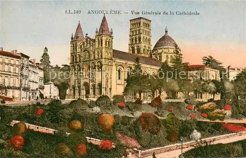 AK / Ansichtskarte Angouleme Vue generale de la cathedrale Angouleme
